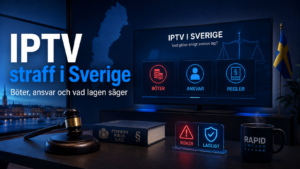 IPTV straff i Sverige: böter, ansvar och vad lagen säger