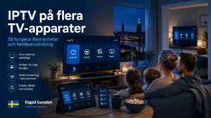 IPTV på flera TV-apparater: så fungerar flera enheter och familjeanvändning