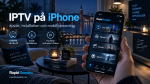 IPTV på iPhone: appar, installation och mobil streaming