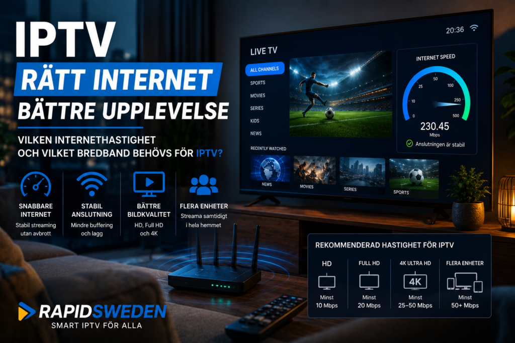 rapid iptv sweden