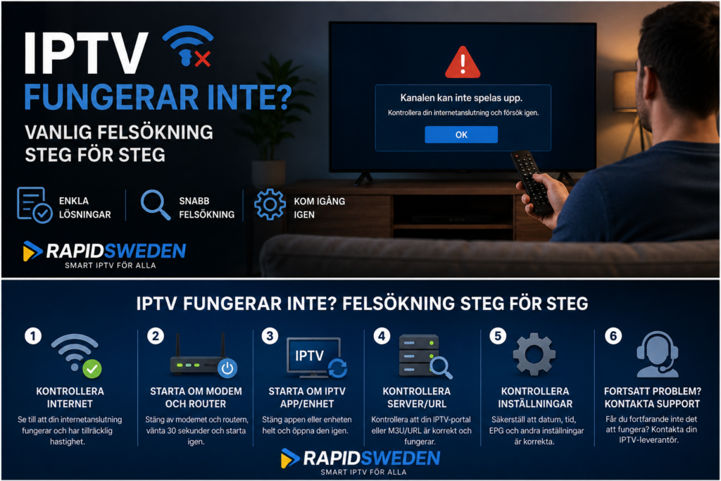 rapid iptv sweden