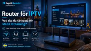 Router för IPTV: vad ska du tänka på för stabil streaming?