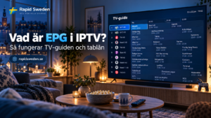 Vad är EPG i IPTV? Så fungerar TV-guiden och tablån